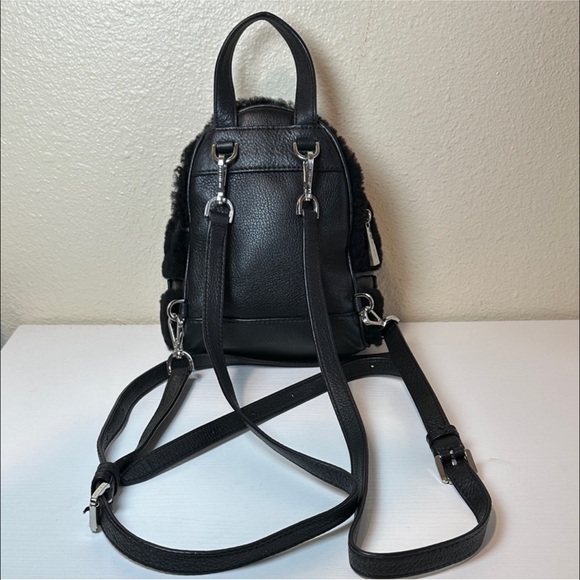 Michael Kors Rhea Zip Mini Shearling Backpack - Picture 4 of 14